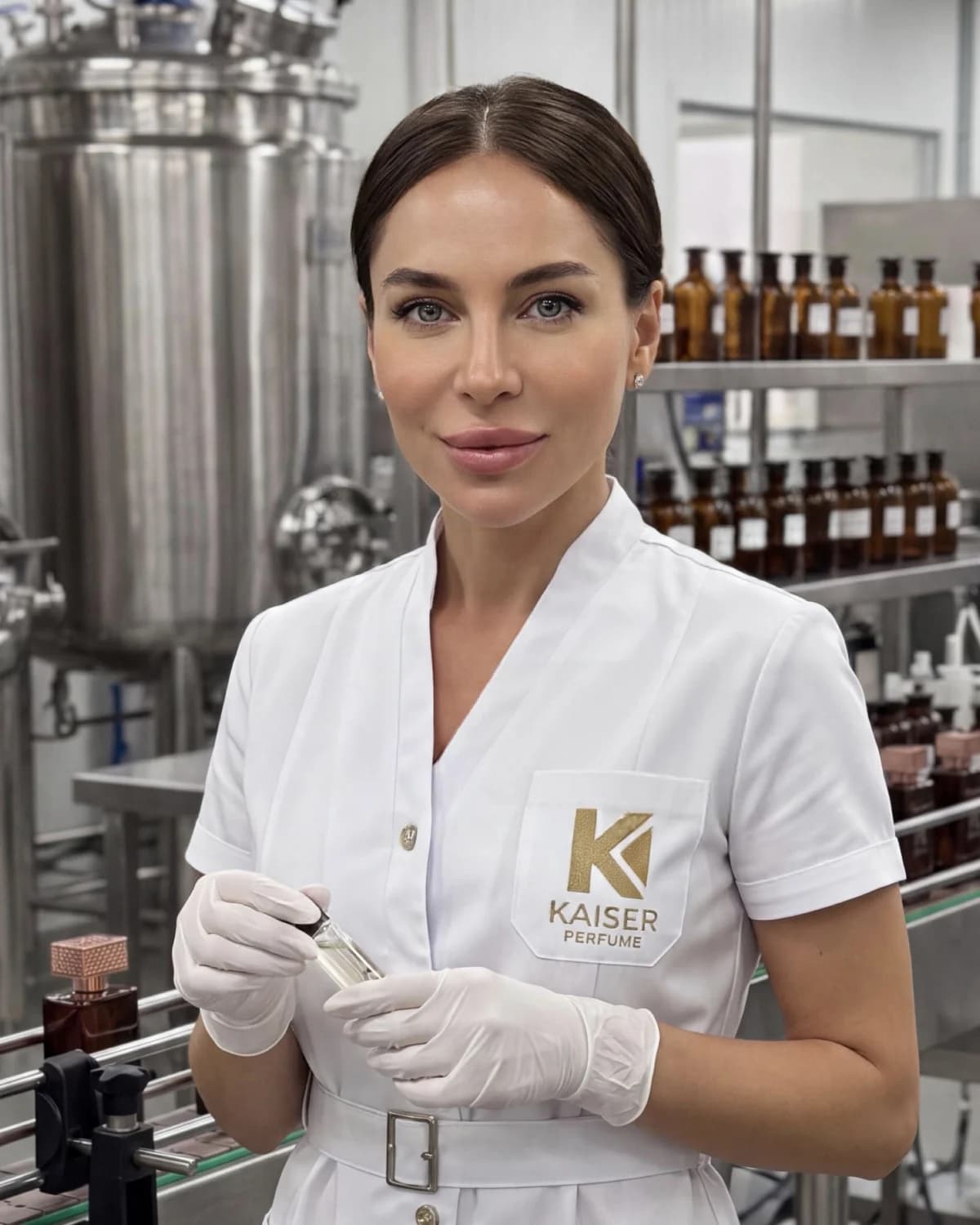 Anna-Maria Kaiser bei der Arbeit